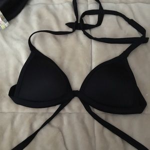 Black bikini top